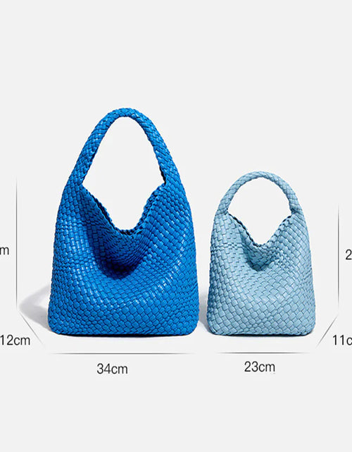 Load image into Gallery viewer, Hand-woven Bucket Soft Leather Bag for Women
