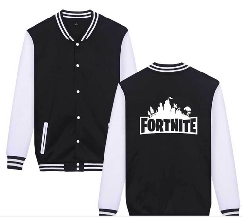 Load image into Gallery viewer, Fortnite Loose Fit Baseball Jacket
