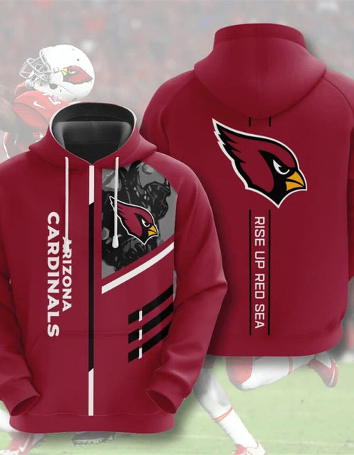 Load image into Gallery viewer, Men's NFL 3D Digital Print Hoodie - Loose Fit
