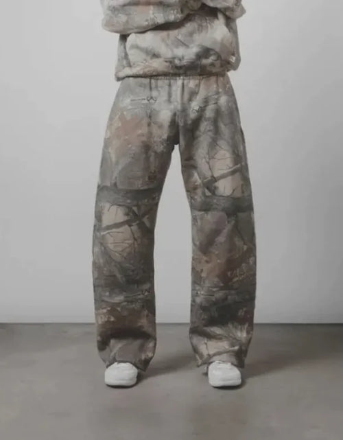 Load image into Gallery viewer, Men's 3D Printed Camouflage Leaf Pattern Pants – Casual &amp; Bold
