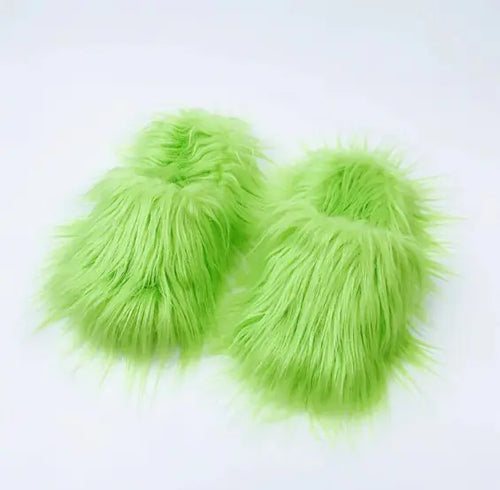 Load image into Gallery viewer, Sheep Long Hair Woolen Slipper
