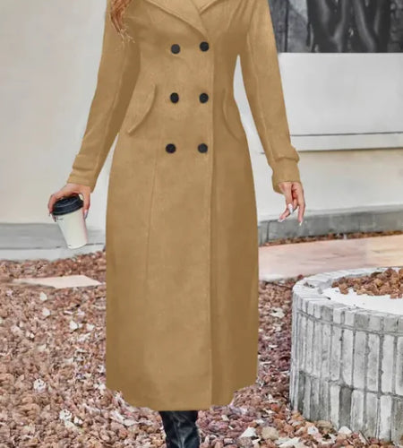 Double Breasted Coat For Women