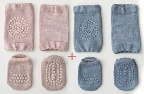 Load image into Gallery viewer, Baby Anti-Fall Knee Pad Crawling Suit – Soft &amp; Protective

