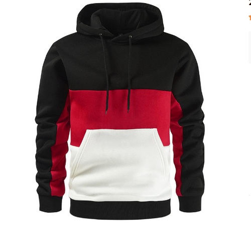 Load image into Gallery viewer, Color Block Hoodie Casual Jacket
