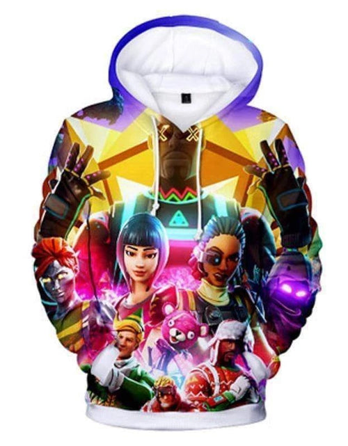 Load image into Gallery viewer, Fortnite 3D Digital Print Loose Hoodie Sweatshirt
