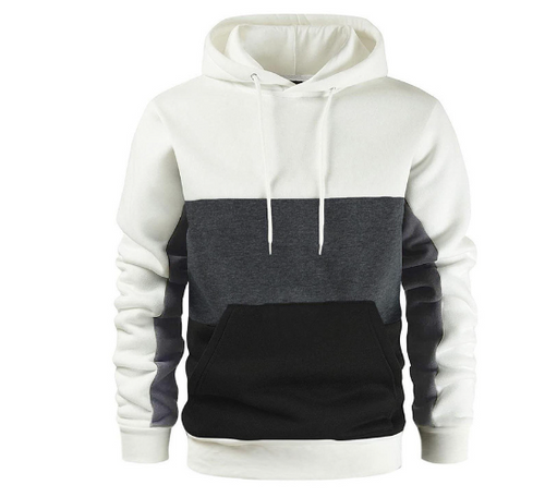 Load image into Gallery viewer, Color Block Hoodie Casual Jacket
