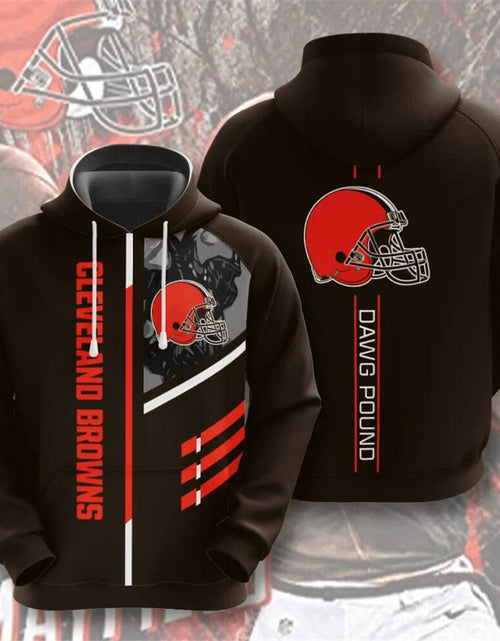 Load image into Gallery viewer, Men's NFL 3D Digital Print Hoodie - Loose Fit
