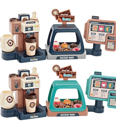 Kids Coffee & Candy Machine Toy with Lights & Sound
