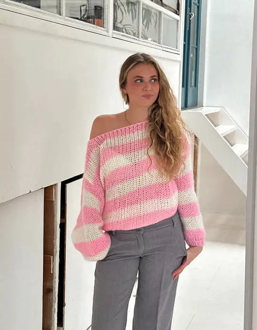 Load image into Gallery viewer, Cozy Chic Knitted Sweater
