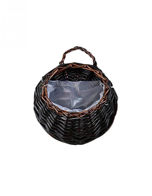 Load image into Gallery viewer, Handmade Wicker Rattan Flower Basket
