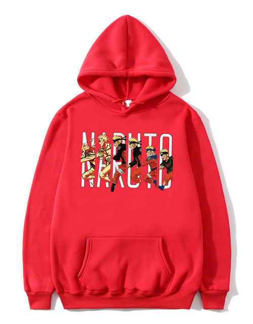 Load image into Gallery viewer, Printed Autumn Winter Hoodie - Naruto Uchiha Design
