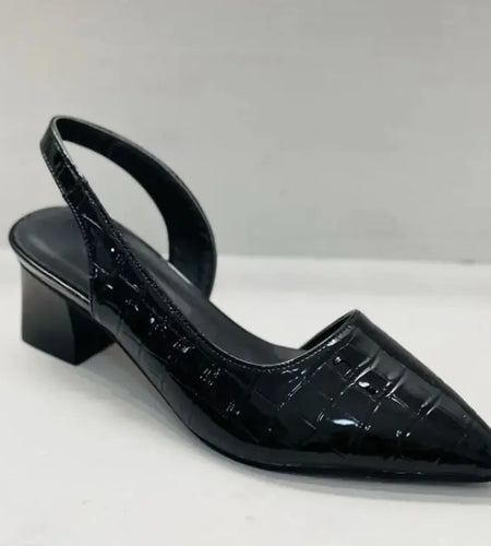 Mid-heel Baotou Sandals With Plaid Chunky Heel