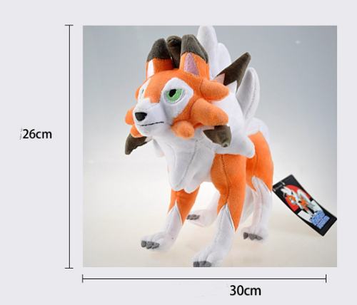 Load image into Gallery viewer, Pokémon Plush Toy - Standing Lycanroc (Dusk Form)
