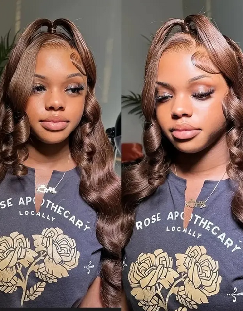 Load image into Gallery viewer, Long Wavy Lace Front Wig (Brown)
