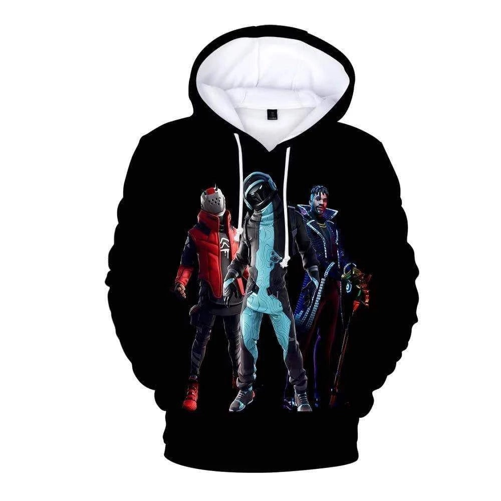 Fortnite 3D Digital Print Loose Hoodie Sweatshirt