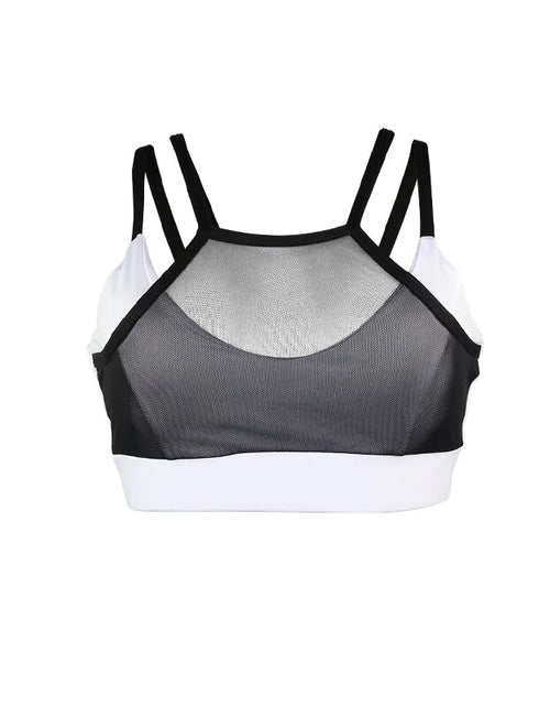 Load image into Gallery viewer, Hollow Out Mesh Sport Bra
