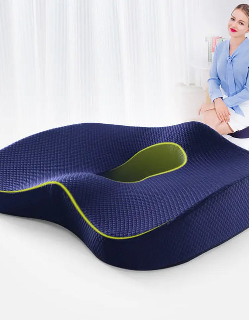 Load image into Gallery viewer, Memory Foam Seat Cushion and Orthopedic Pillow
