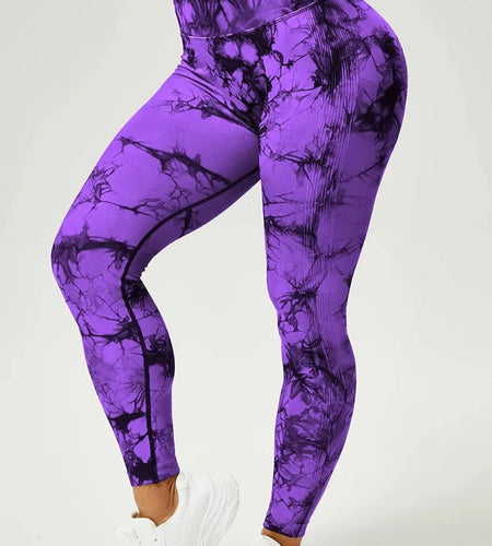 Seamless Tie Dye Leggings