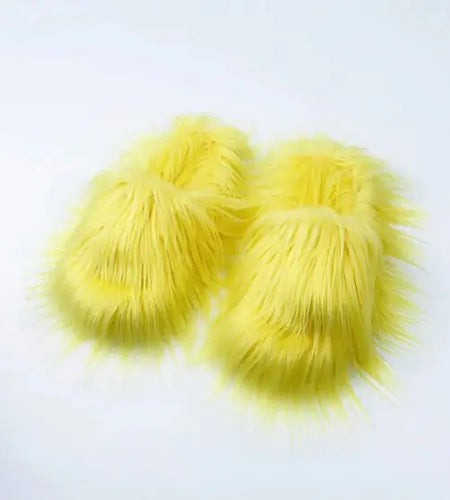 Sheep Long Hair Woolen Slipper