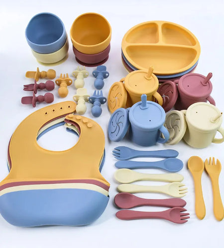 Children's Silicone Plate Set