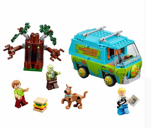 Load image into Gallery viewer, "Mystery Machine Puzzle Assembly Building Toy"
