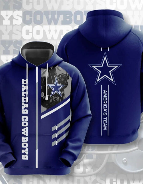 Load image into Gallery viewer, Men's NFL 3D Digital Print Hoodie - Loose Fit
