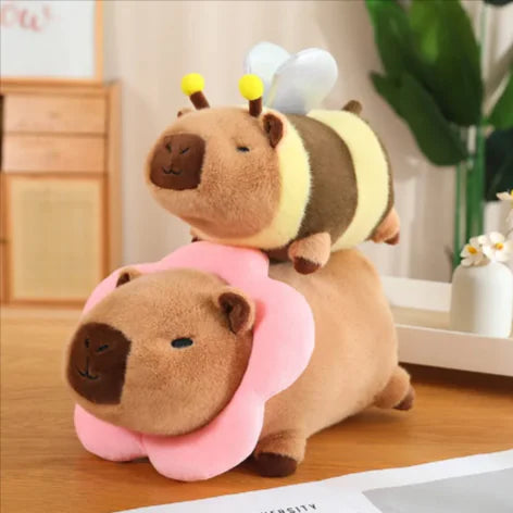 Load image into Gallery viewer, Toast Capybara Plush Doll - Bee Transformation Edition
