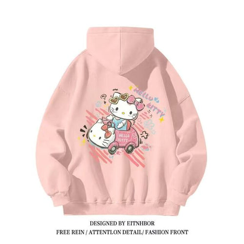 Load image into Gallery viewer, Hello Kitty Sanrio Hoodies for Boys and Girls, Y2K Style
