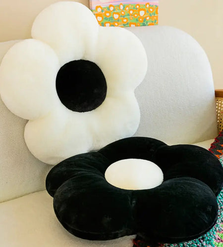 Flower Plush Pillow Cushion