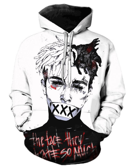 Load image into Gallery viewer, XXXTentacion 3D Digital Print Hoodie - Casual Loose Fit
