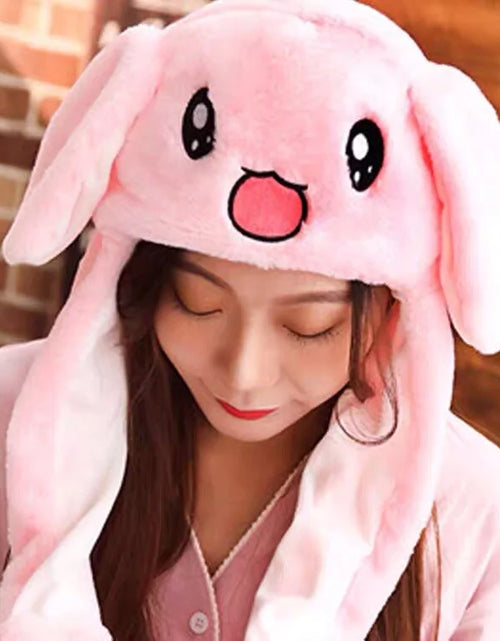 Load image into Gallery viewer, Rabbit Ear Airbag Hat: Fun Plush Toy Cap for Kids and Adults
