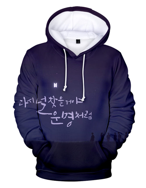 Load image into Gallery viewer, BTS Hoodie - Digital Print 3D Fashion Sweatshirt

