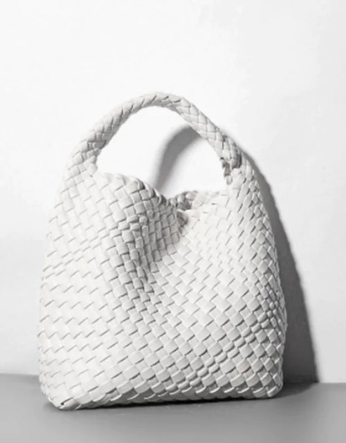 Load image into Gallery viewer, Hand-woven Bucket Soft Leather Bag for Women
