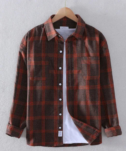 Load image into Gallery viewer, Men's Fashion Casual Plaid Long Sleeve Shirt
