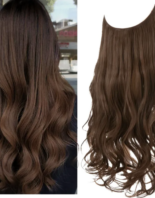 Load image into Gallery viewer, Long Curly Synthetic Wig – Heat-Resistant Fiber
