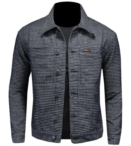 Men's Casual Denim Motorcycle Jacket