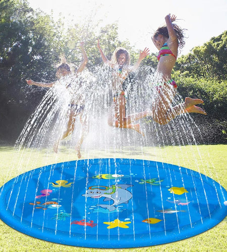 Outdoor Inflatable Water Spray Kids Sprinkler Play Pad