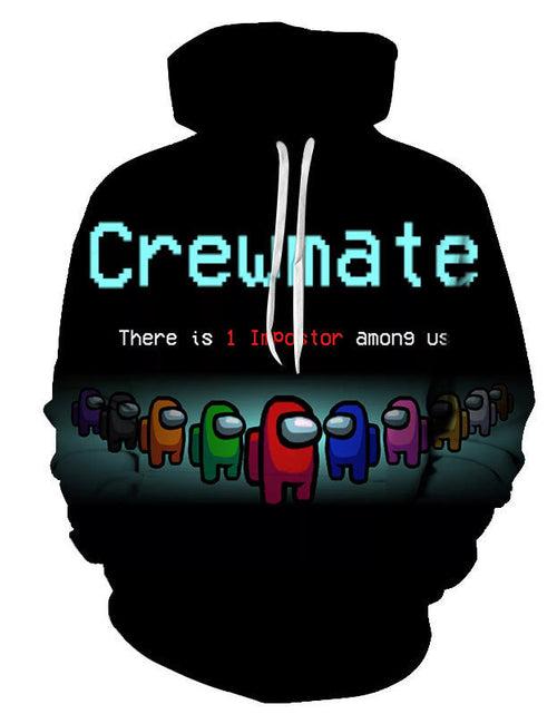 Load image into Gallery viewer, "New Fashion Among Us Hoodie with 3D Digital Print"
