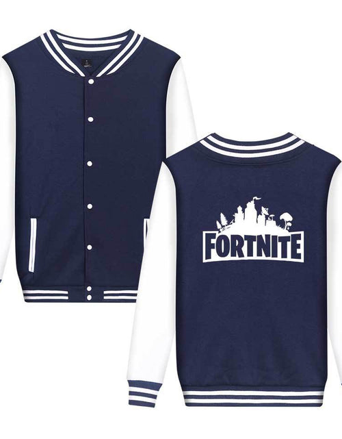 Load image into Gallery viewer, Fortnite Loose Fit Baseball Jacket
