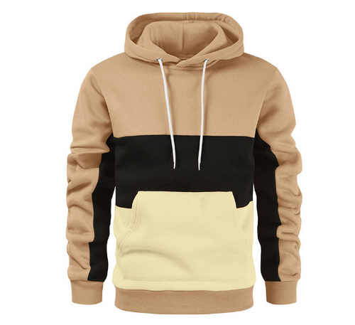 Load image into Gallery viewer, Color Block Hoodie Casual Jacket
