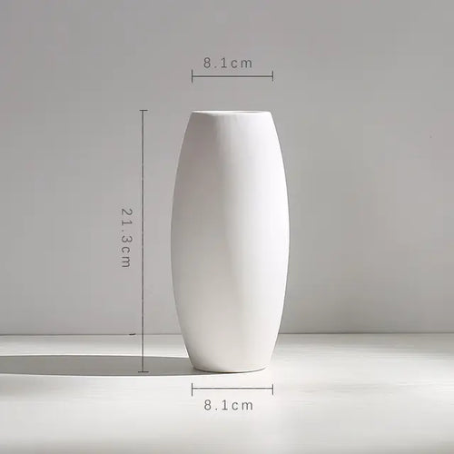 Load image into Gallery viewer, Modern Minimalist White Hemp Rope Ceramic Vase
