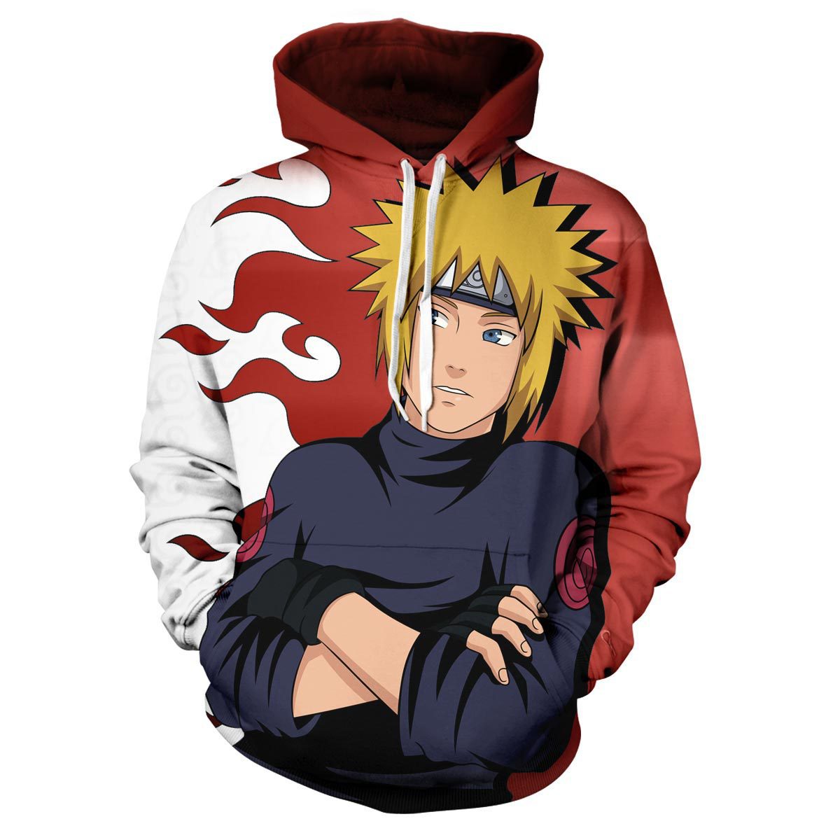 Naruto Printed Pocket Hoodie Sweatshirt (New Style)