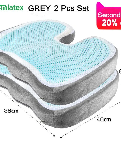 Load image into Gallery viewer, U Shape Silicone Gel Cushion Memory Foam Pillow
