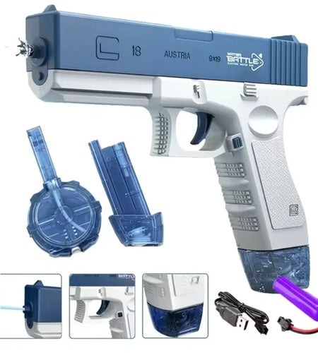 43cm Summer Beach Electric Toy Gun – Portable and Fun for Kids