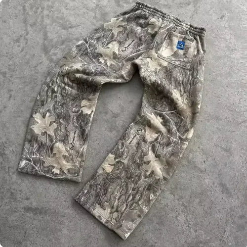 Load image into Gallery viewer, Men's 3D Printed Camouflage Leaf Pattern Pants – Casual &amp; Bold
