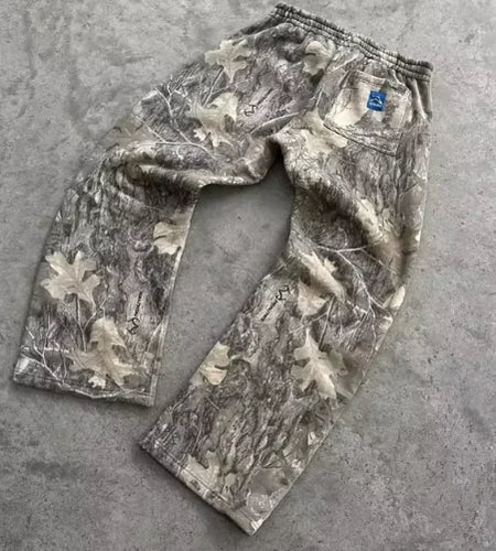 Men's 3D Printed Camouflage Leaf Pattern Pants – Casual & Bold