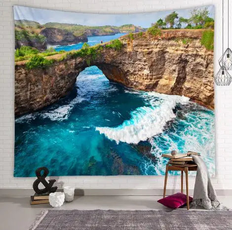 Load image into Gallery viewer, Natural Scenery Printed Hanging Cloth Decoration
