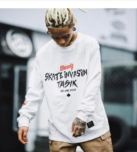 Round Neck Long Sleeve  T-Shirt