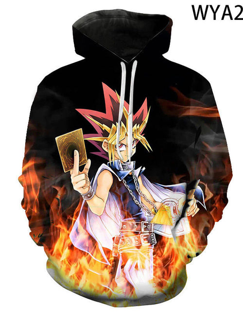 Load image into Gallery viewer, 3D Digital Print Yu-Gi-Oh Hooded Sweatshirt (Unisex)
