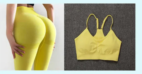 Load image into Gallery viewer, Peach Fit Yoga Pants

